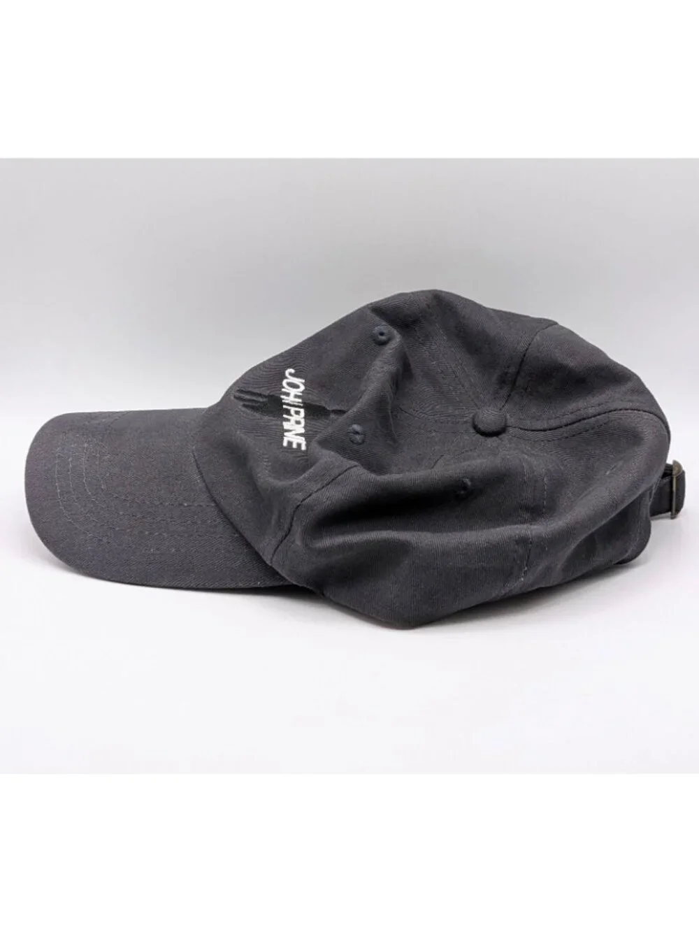 John Prine Cap Hat Country Folk Music Adjustable Strap Back Gray Unisex Musician